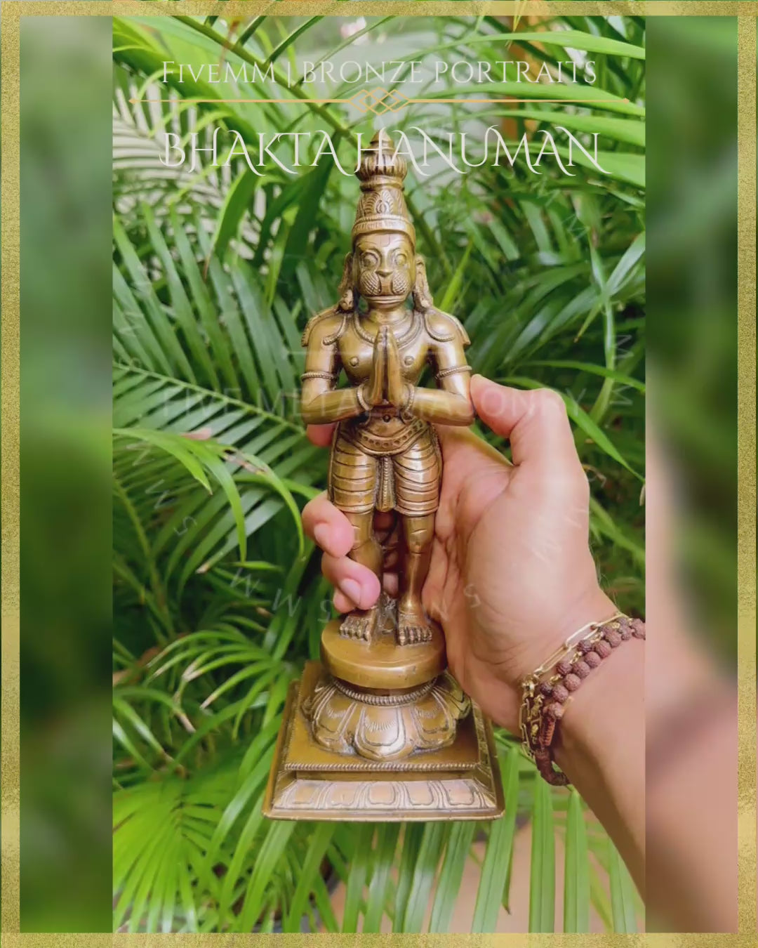 Bhakta Hanuman -10” | Panchaloha Bronze Icon